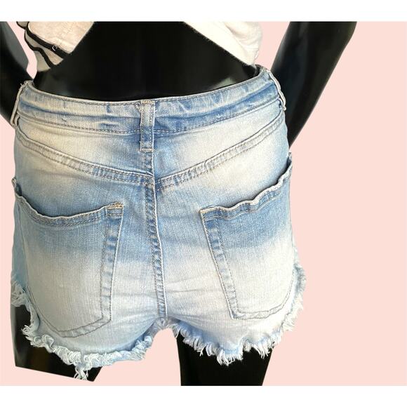 Fringed Tie Up Shorts - Picture 2 of 2